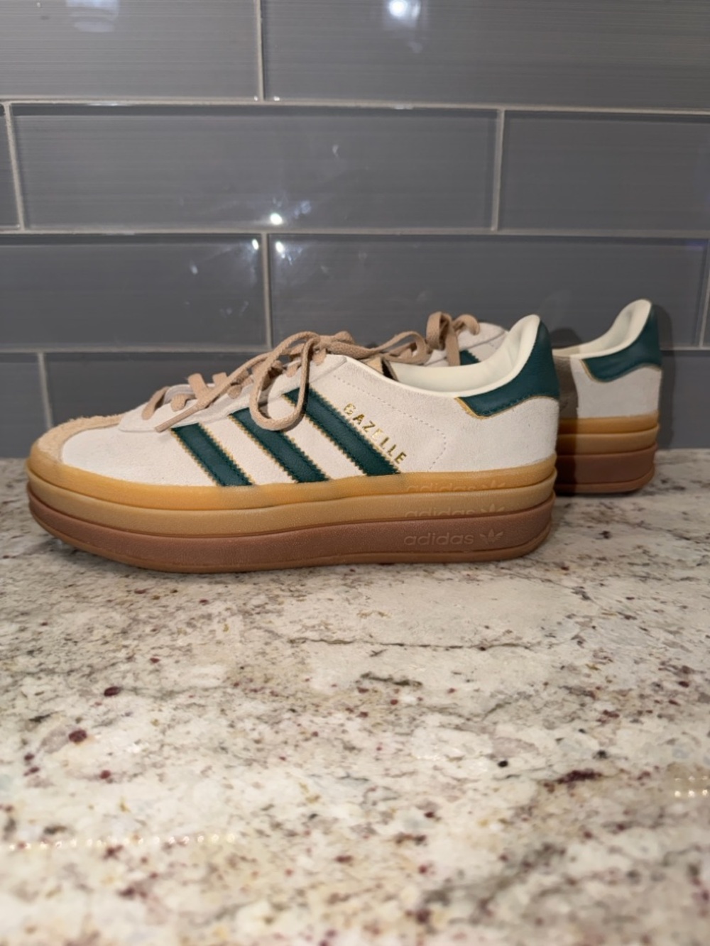 Size 6 Adidas Gazelle Platform Sneakers - Picture 2 of 8